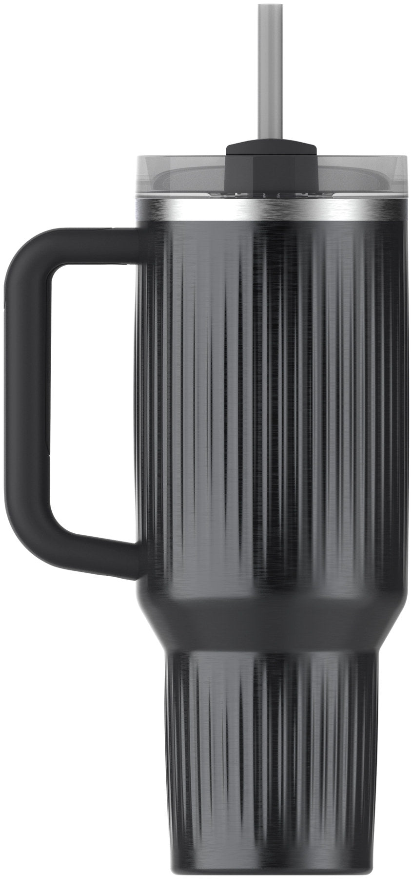 Quencher Fluted 1.18 black PVD in Schwarz präsentiert im Onlineshop von KAQTU Design AG. Thermosflasche ist von Stanley