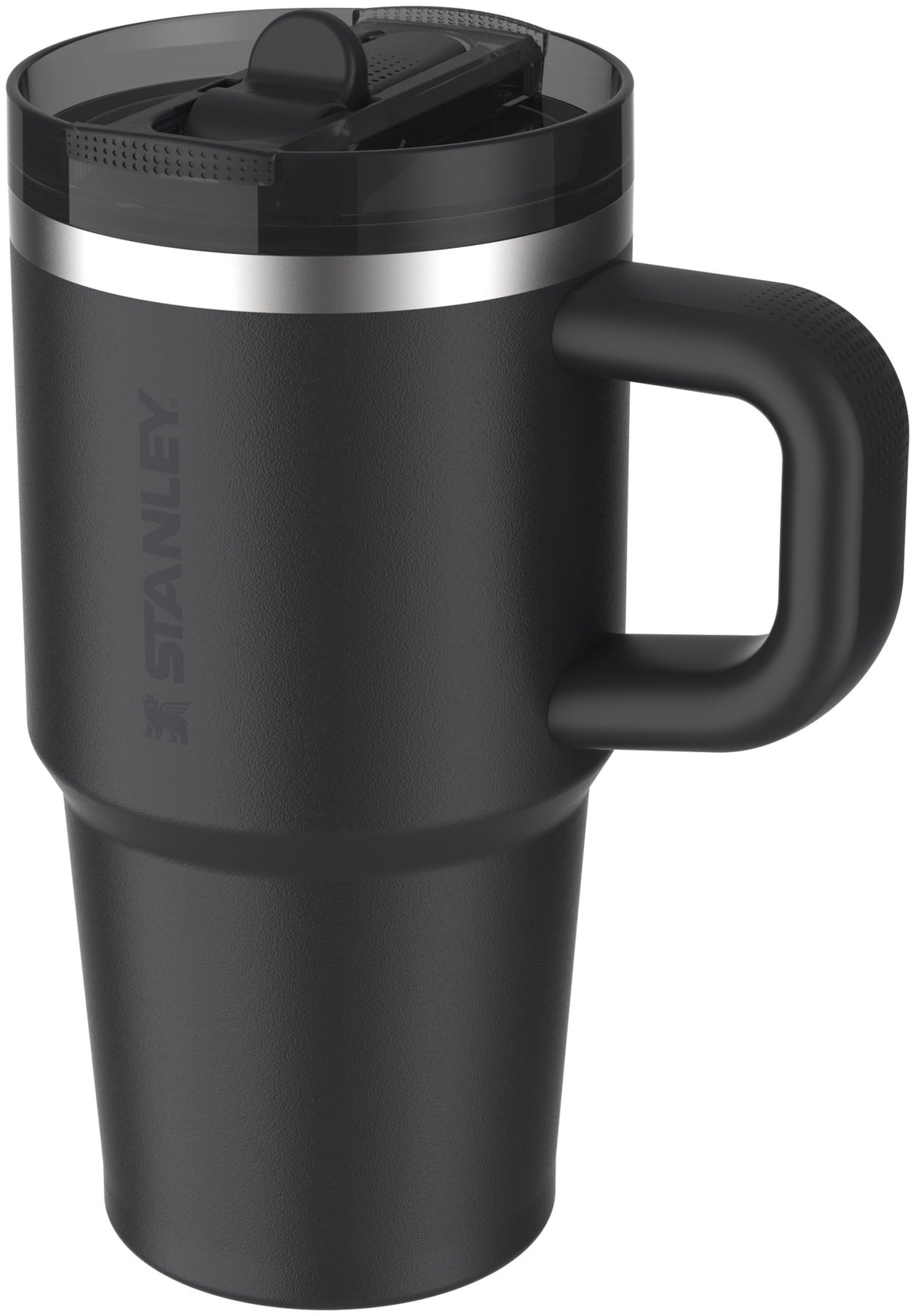 Quencher ProTour Flip Straw 0.59l black 2.0 in Schwarz präsentiert im Onlineshop von KAQTU Design AG. Thermosflasche ist von Stanley