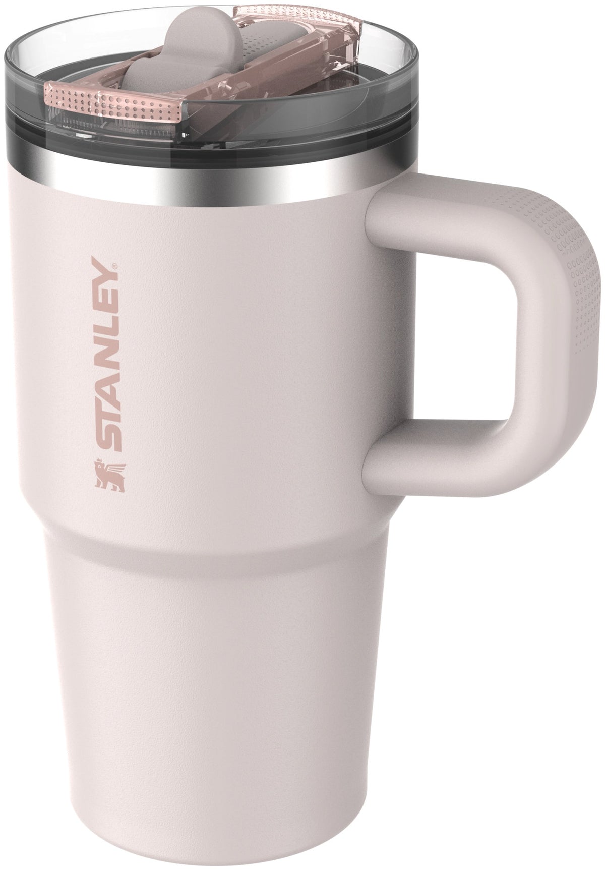 Quencher ProTour Flip Straw 0.59l rose quartz in Pink präsentiert im Onlineshop von KAQTU Design AG. Thermosflasche ist von Stanley