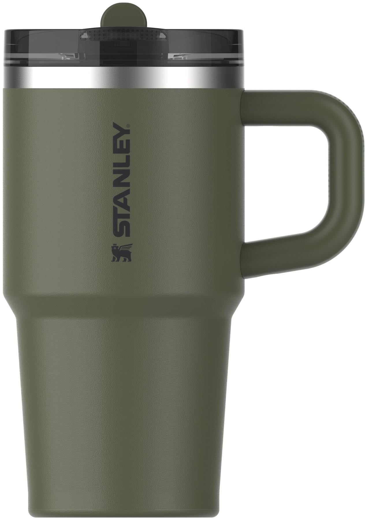 Quencher ProTour Flip Straw 0.59l dried pine in Grün präsentiert im Onlineshop von KAQTU Design AG. Aufbewahrungsbehälter ist von Stanley