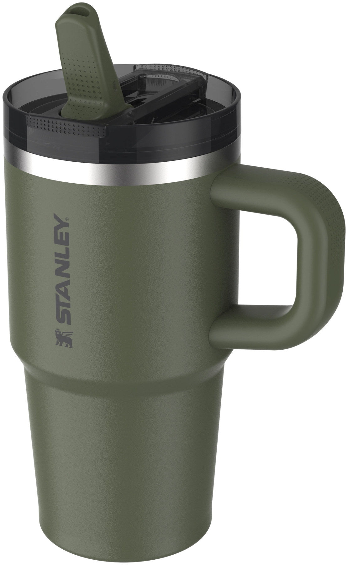 Quencher ProTour Flip Straw 0.59l dried pine in Grün präsentiert im Onlineshop von KAQTU Design AG. Thermosflasche ist von Stanley