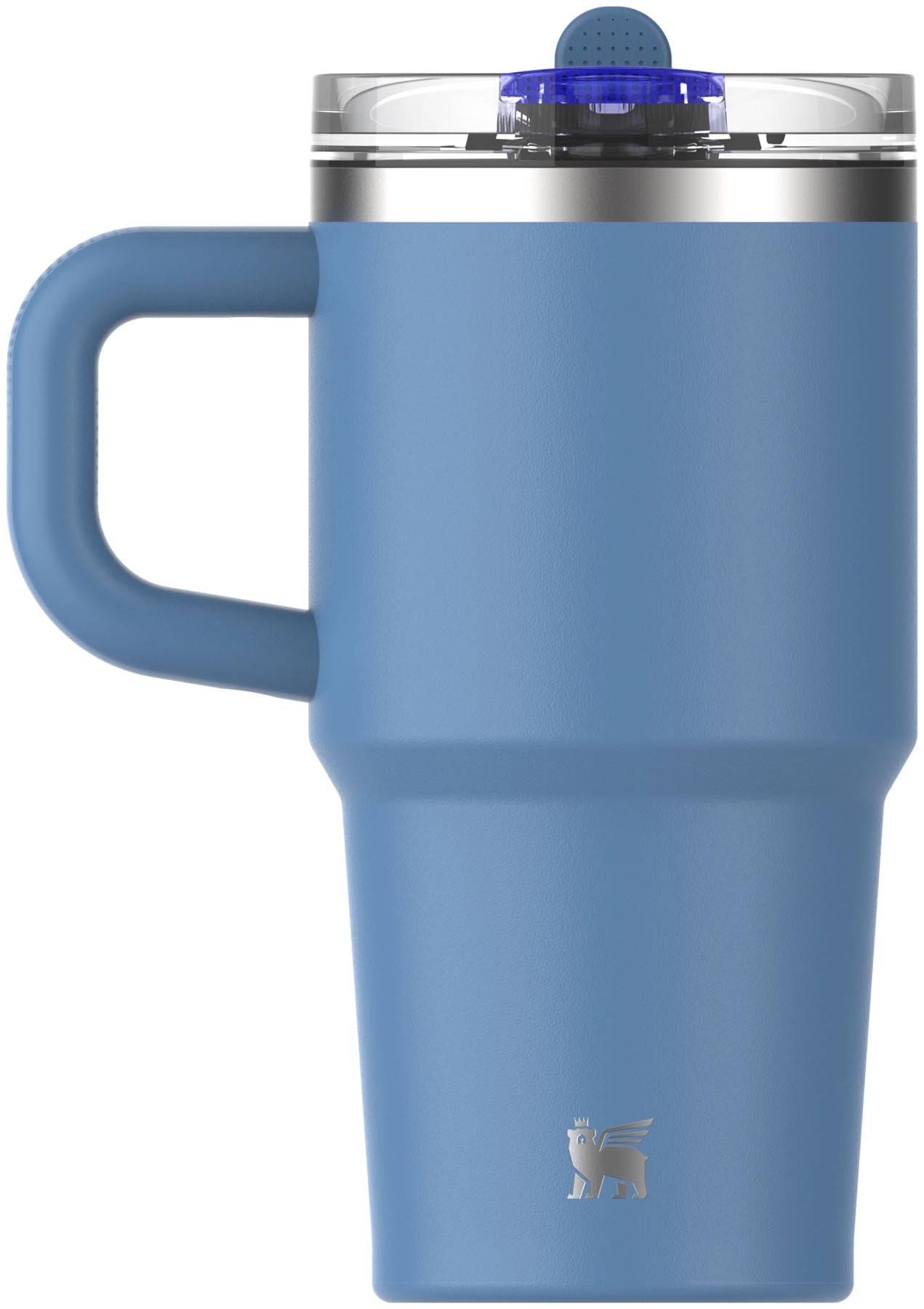 Stylische Thermosflasche Quencher ProTour Flip Straw 0.59l in Himmelblau von Stanley, ideal für unterwegs und perfekt für kalte Getränke.