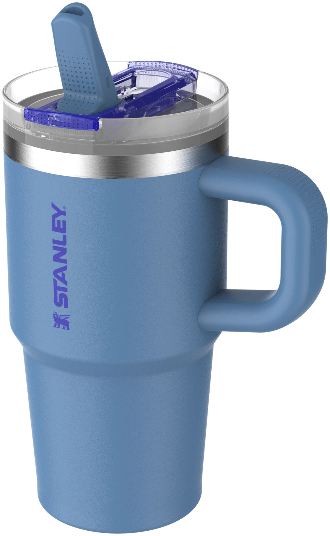 Quencher ProTour Flip Straw 0.59l blue sky in Blau präsentiert im Onlineshop von KAQTU Design AG. Thermosflasche ist von Stanley