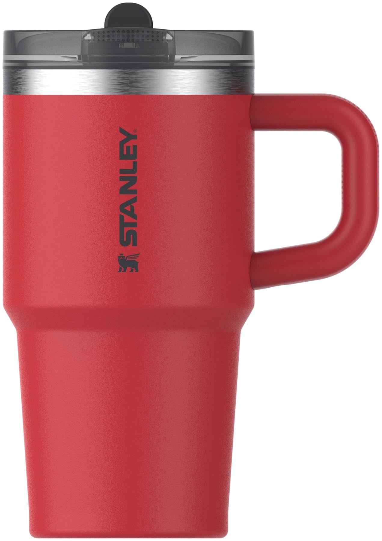 Quencher ProTour Flip Straw 0.59l chili black in Schwarz präsentiert im Onlineshop von KAQTU Design AG. Aufbewahrungsbehälter ist von Stanley