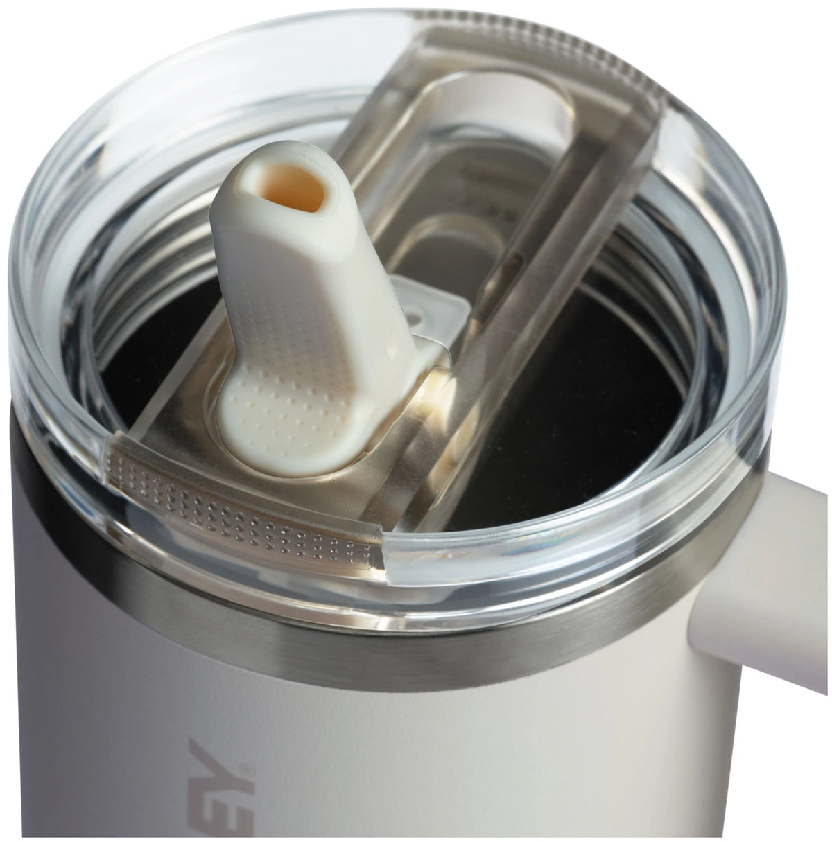 Quencher ProTour Flip Straw 0.89l cream in Blau präsentiert im Onlineshop von KAQTU Design AG. Thermosflasche ist von Stanley