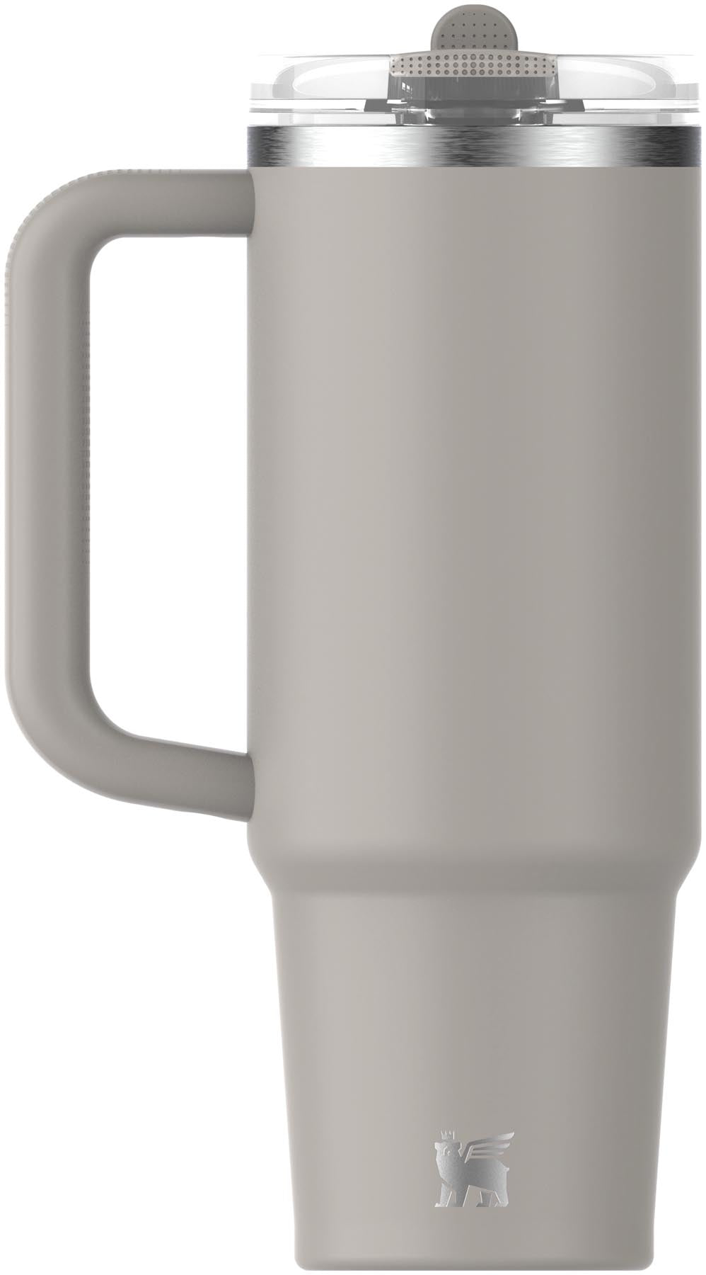 Stylische Thermosflasche Quencher ProTour Flip Straw 0.89l in elegantem Grau von Stanley, ideal für unterwegs und aktive Lebensstile.