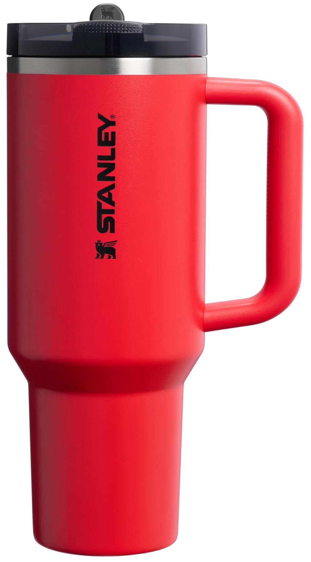 Quencher ProTour Flip Straw 1.18l chili black in Schwarz präsentiert im Onlineshop von KAQTU Design AG. Aufbewahrungsbehälter ist von Stanley