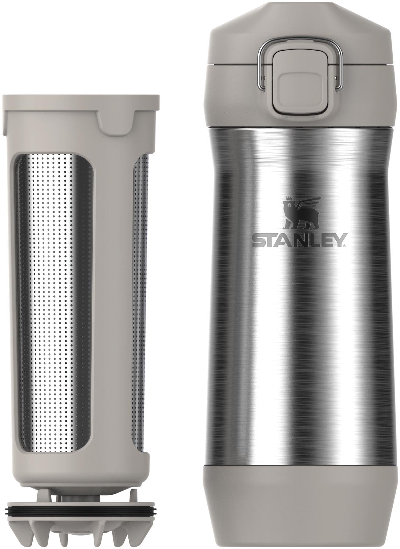 Stay Fresh Yerba Mate Sift & Store 500g stainless steel ash in Grau präsentiert im Onlineshop von KAQTU Design AG. Kanne ist von Stanley