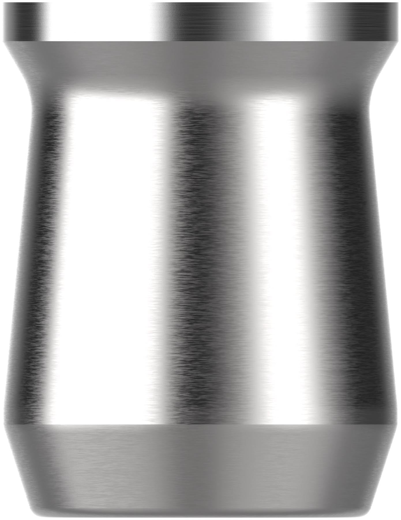 Eleganter Stay Hot Mate Becher aus Edelstahl (0,23 l) von Stanley, ideal für heiße Getränke unterwegs, in stilvollem Silber.
