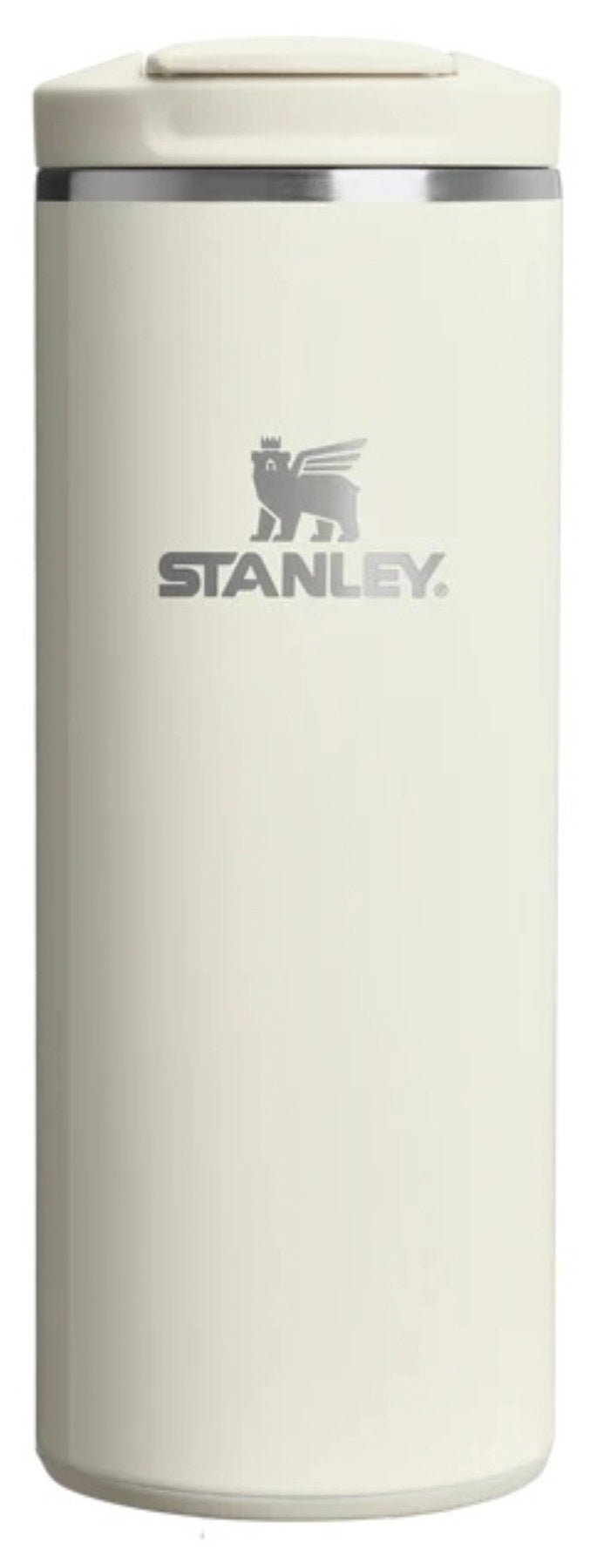 Transit Fliptop Becher 0.35l cream gloss in Blau präsentiert im Onlineshop von KAQTU Design AG. Thermosflasche ist von Stanley