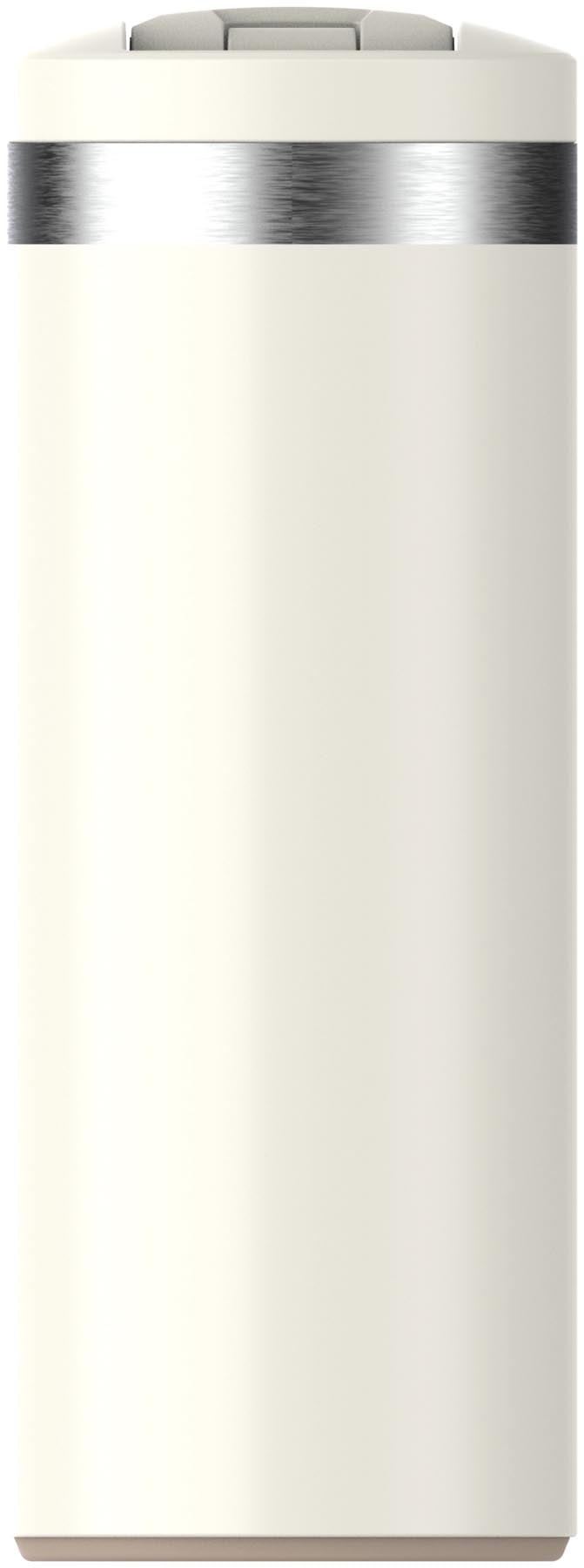 Eleganter Transit Fliptop Becher 0.35l in Cream Gloss von Stanley, ideal für unterwegs und perfekt für heiße und kalte Getränke.