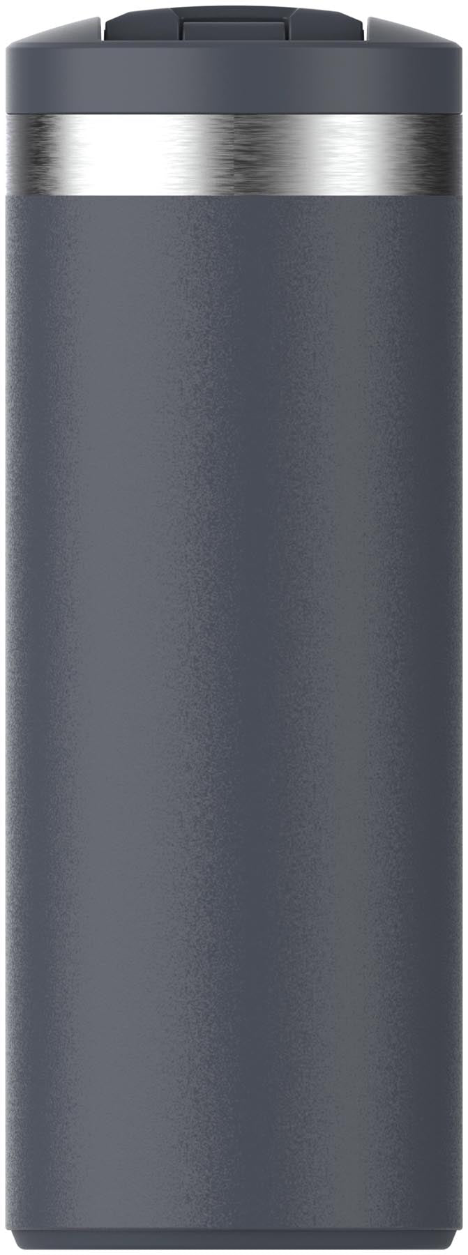 Stylischer Transit Fliptop Becher von Stanley in elegantem Twilight-Blau, ideal für unterwegs und perfekt für heiße und kalte Getränke.