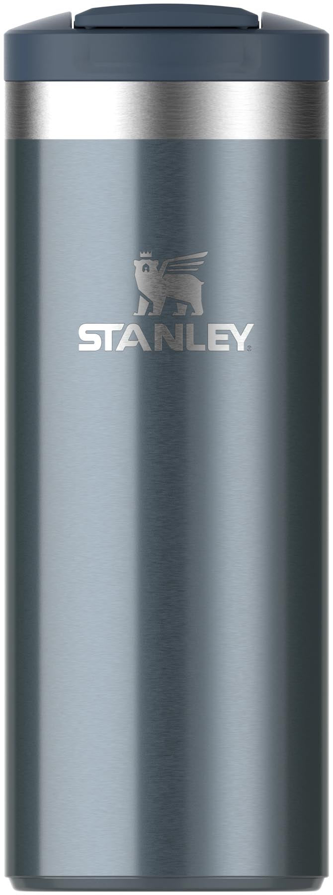 Transit Fliptop Becher 0.35l glacial blue shine in Blau präsentiert im Onlineshop von KAQTU Design AG. Aufbewahrungsbehälter ist von Stanley