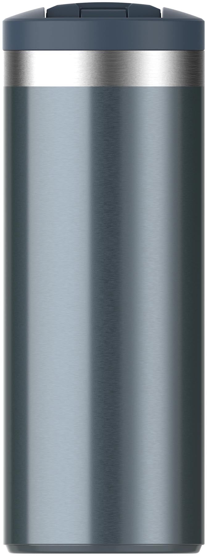 Stylischer Transit Fliptop Becher in glacial blue shine, ideal für unterwegs. Hochwertige Thermosflasche von Stanley mit 0.35l Fassungsvermögen.
