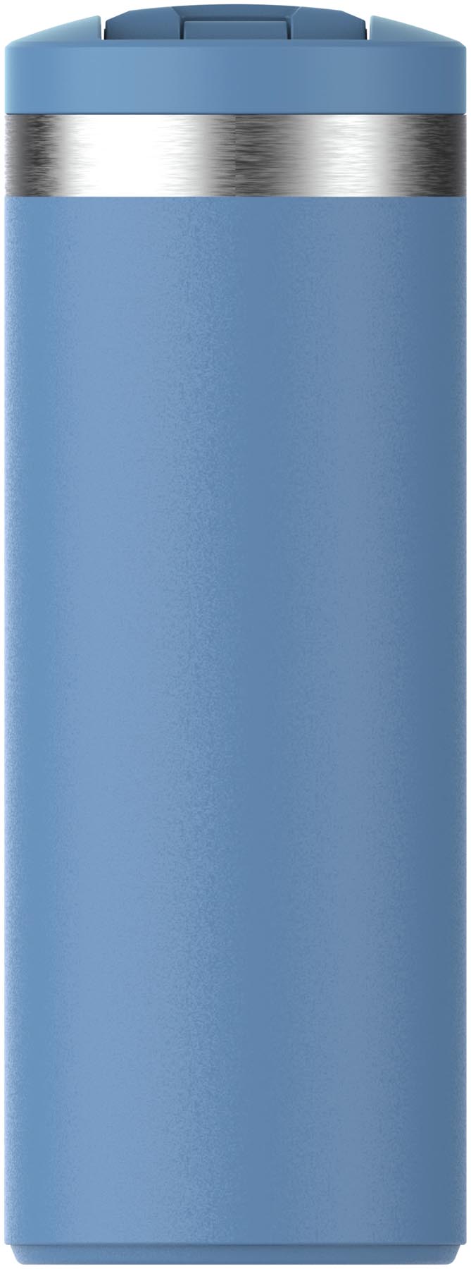 Stylischer Transit Fliptop Becher in Himmelblau von Stanley, ideal für unterwegs. Perfekt für heiße und kalte Getränke, 0.35l Fassungsvermögen.