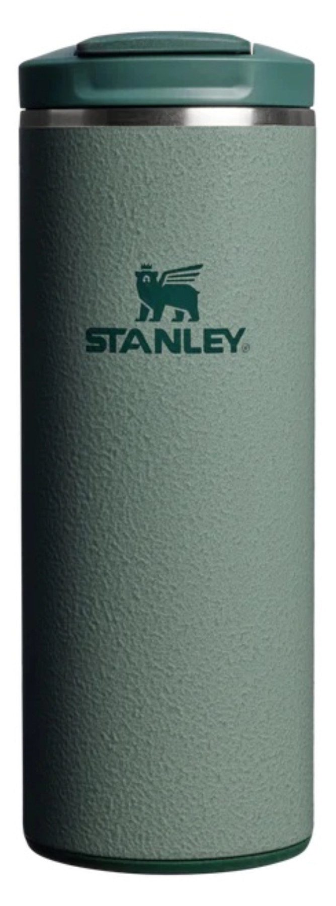 Transit FlipTop Becher 0.35l hammertone green in Grün präsentiert im Onlineshop von KAQTU Design AG. Thermosflasche ist von Stanley