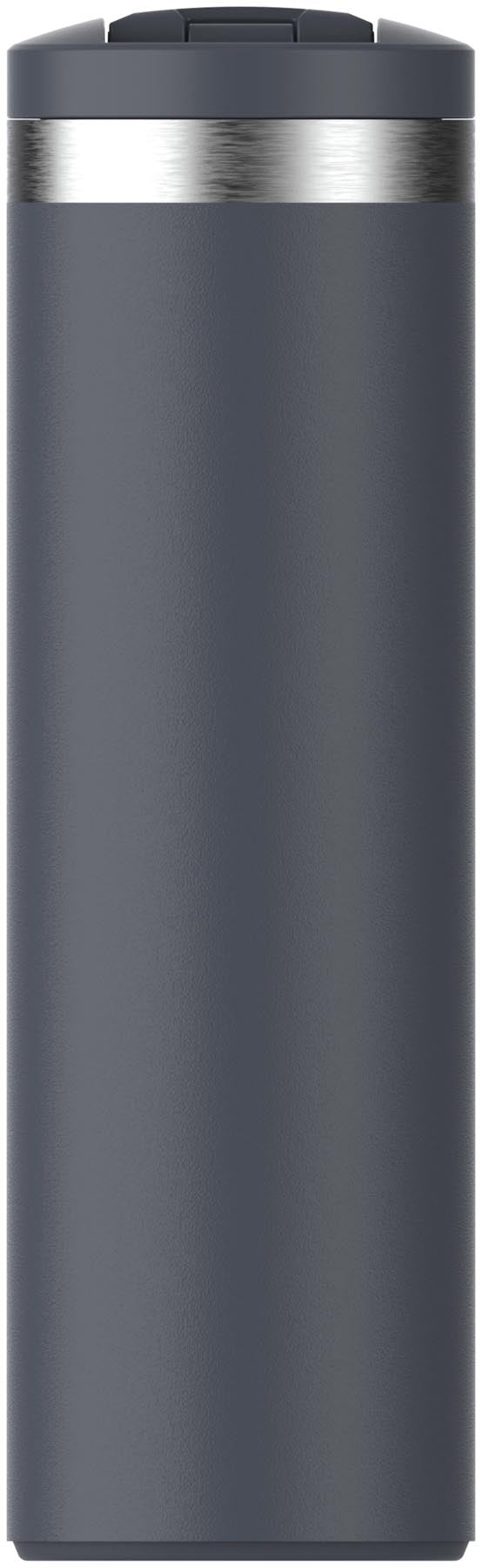 Stylischer Stanley Transit Fliptop Becher in Twilight Blau, ideal für unterwegs. Hält Getränke warm oder kalt und bietet praktischen Komfort.