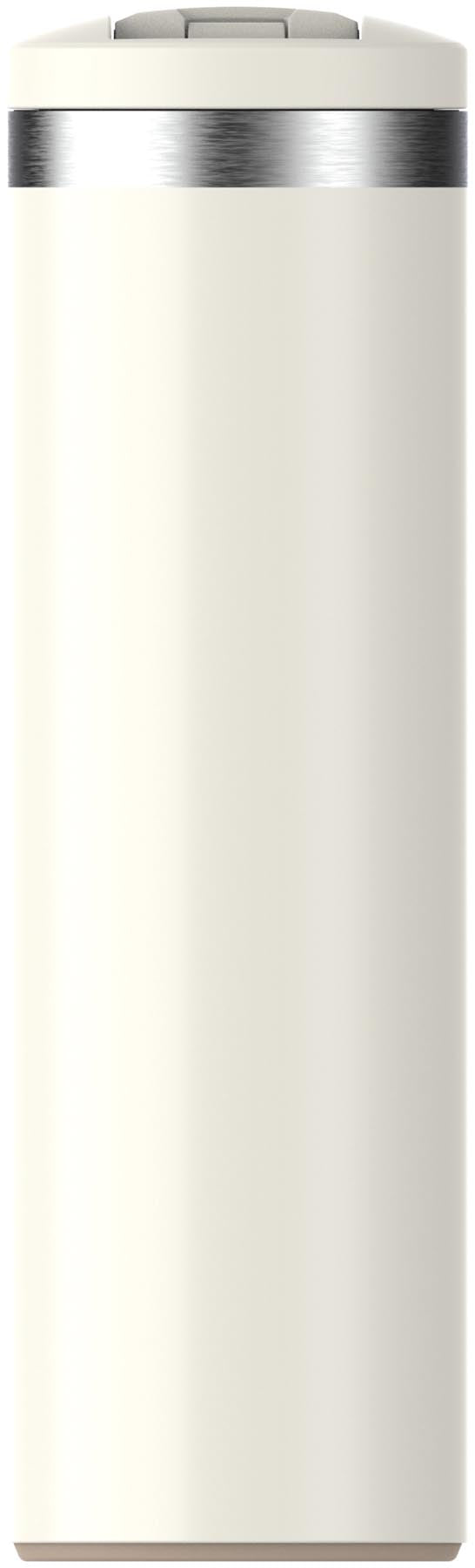 Eleganter Transit Fliptop Becher in Cream Gloss von Stanley, ideal für unterwegs. Perfekte Thermosflasche für heiße und kalte Getränke.