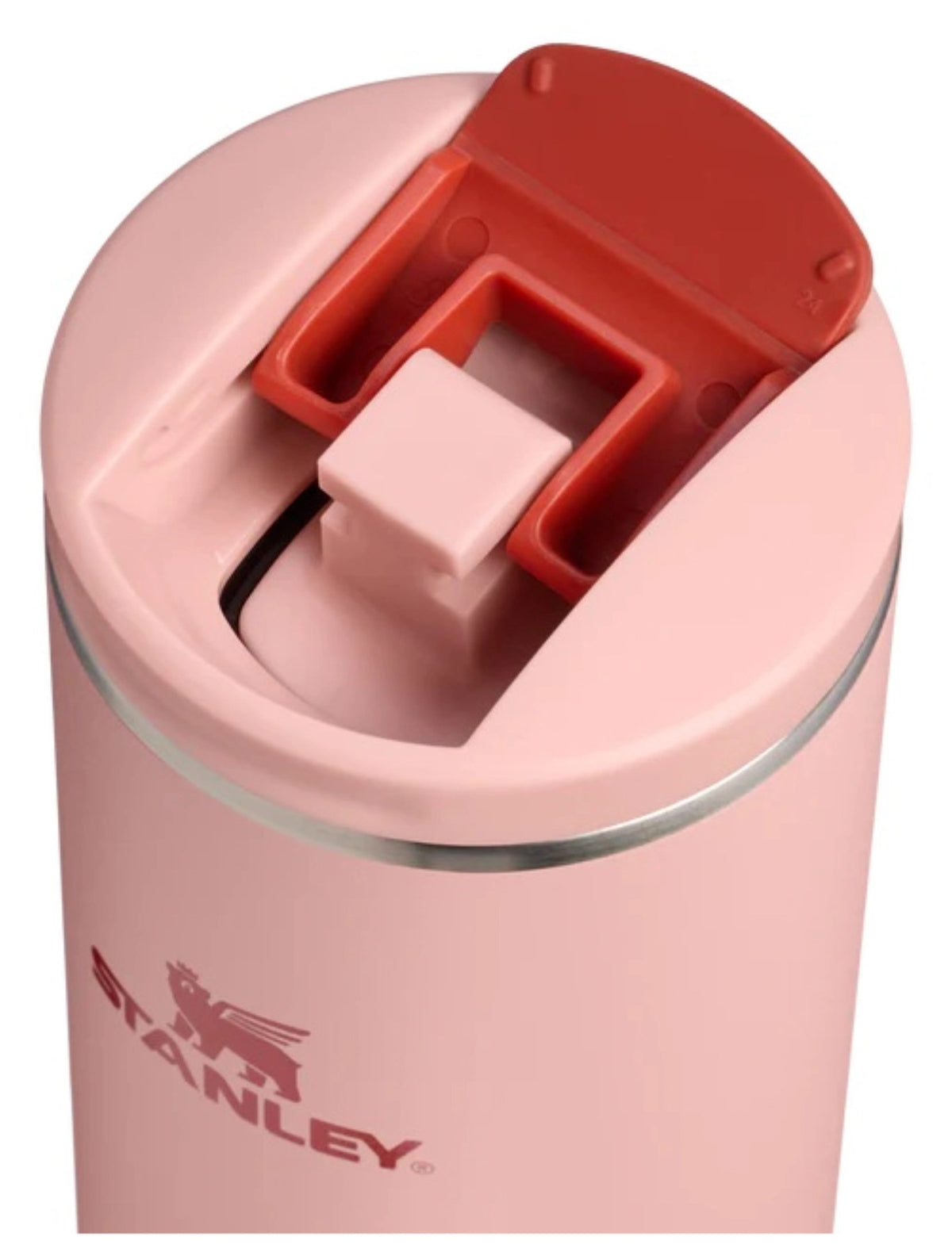 Transit FlipTop Becher 0.59l peach rose in Pink präsentiert im Onlineshop von KAQTU Design AG. Thermosflasche ist von Stanley