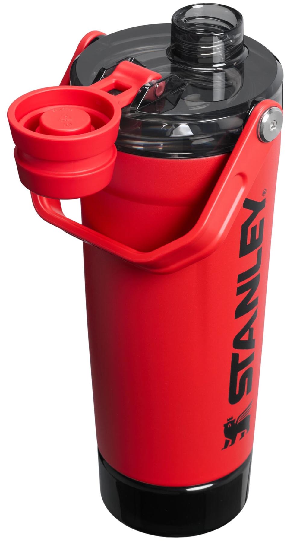 Stylischer Vitalize Shaker in Chili Black (0.6l) von Stanley, ideal für Fitness und unterwegs. Perfekt für Smoothies und Proteinshakes.