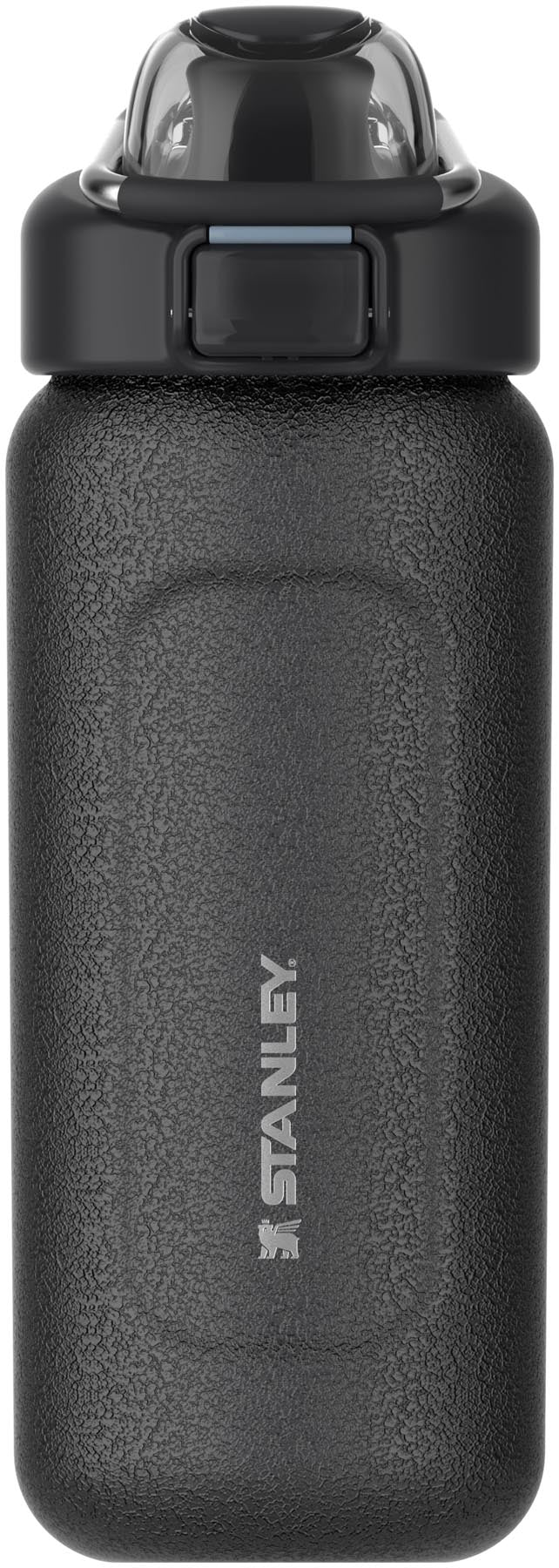 Wellspring Flasche 0.47l hammertone black in Schwarz präsentiert im Onlineshop von KAQTU Design AG. Aufbewahrungsbehälter ist von Stanley