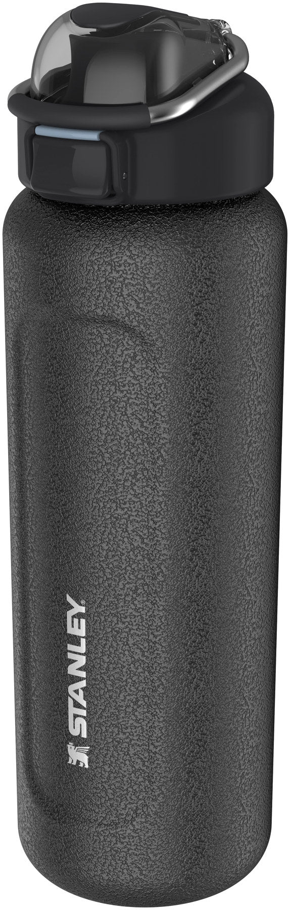 Wellspring Flasche 0.7l hammertone black in Schwarz präsentiert im Onlineshop von KAQTU Design AG. Thermosflasche ist von Stanley