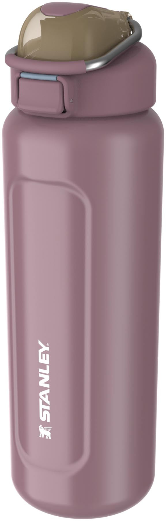 Stylische 0.7l Wellspring Thermosflasche in lila Rauch-Design von Stanley, perfekt für unterwegs und hält Getränke lange warm oder kühl.