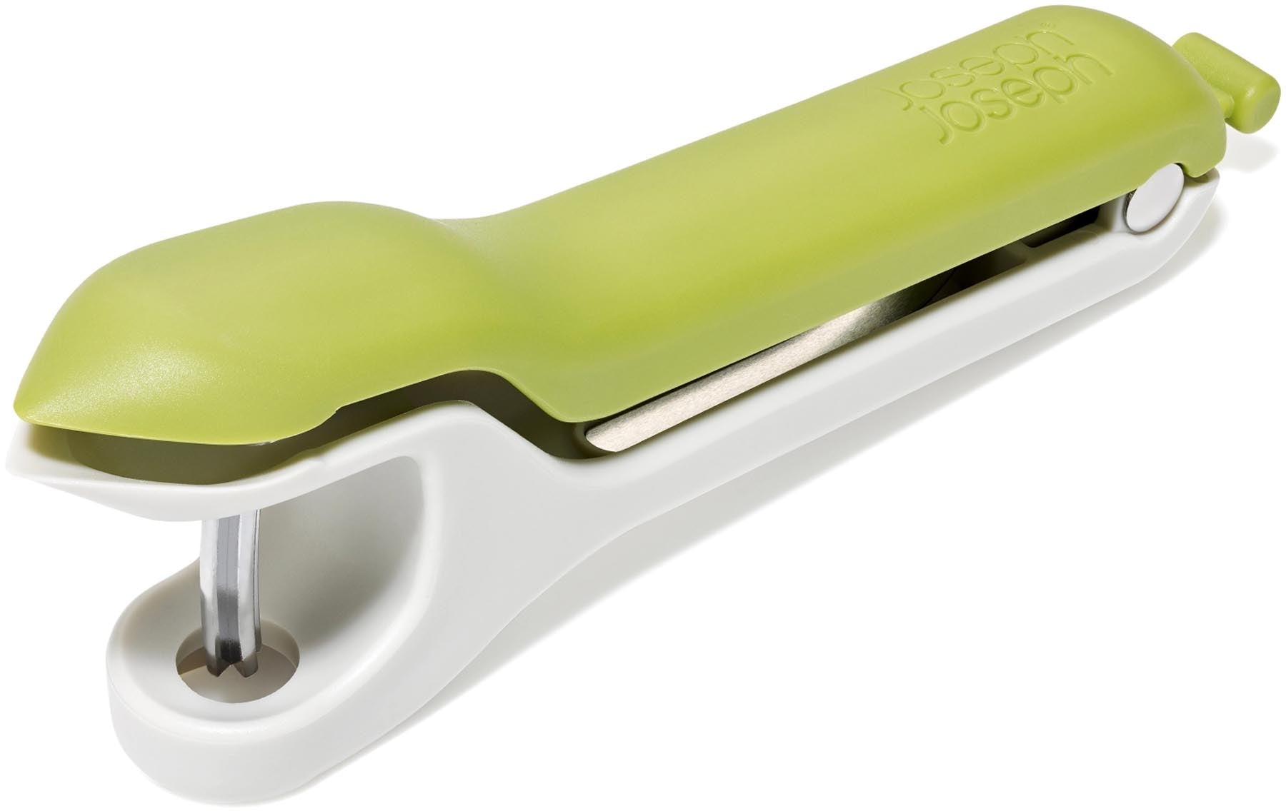 Tweezy 2-in-1 Entkerner in Grün präsentiert im Onlineshop von KAQTU Design AG. Küchenhelfer ist von Joseph Joseph