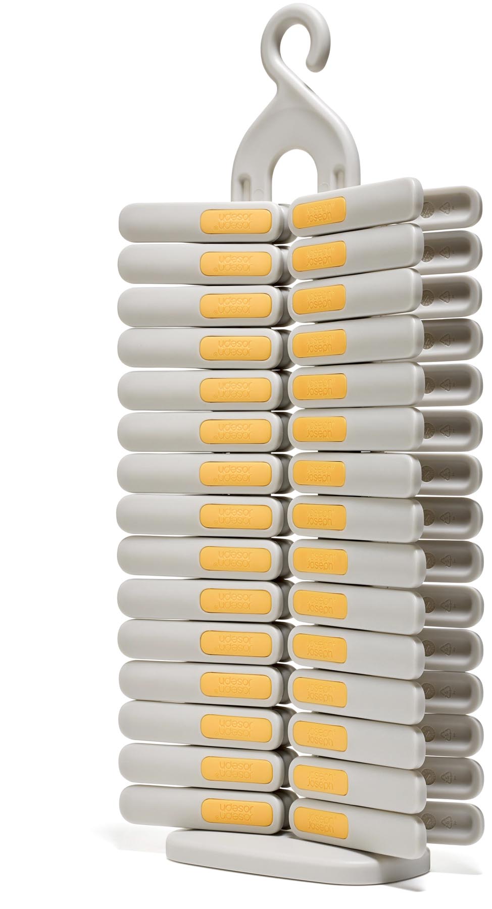 30er Set PegStore Wäscheklammern mit Halterung in Blau präsentiert im Onlineshop von KAQTU Design AG. Wäschekorb ist von Joseph Joseph