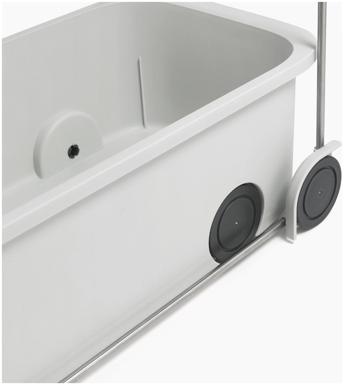 CupboardStore Putzschrank ausziehbar aus recycl. Kunststoff in Grau präsentiert im Onlineshop von KAQTU Design AG. Küchenhelfer ist von Joseph Joseph