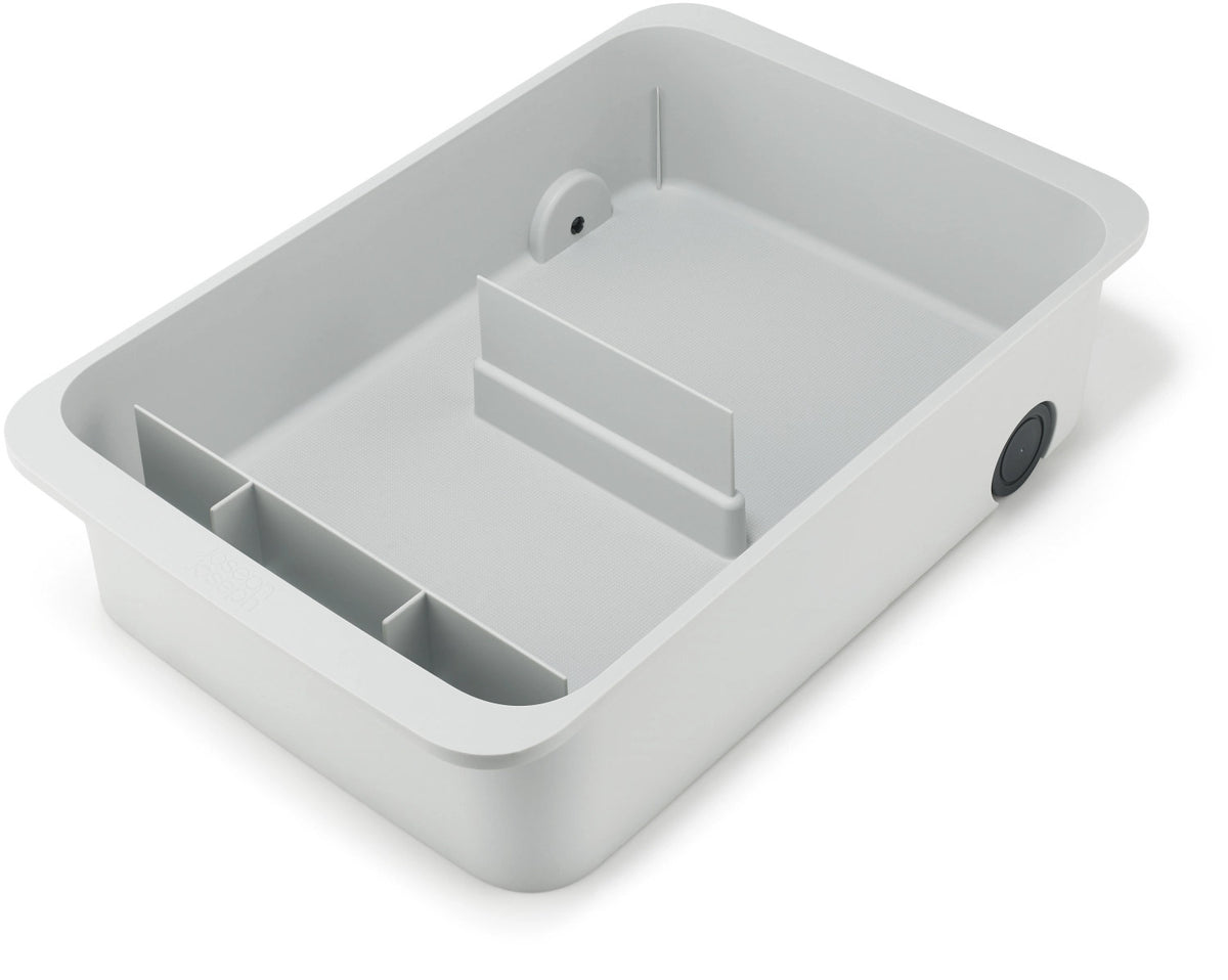 CupboardStore Putzschrank ausziehbar aus recycl. Kunststoff in Grau präsentiert im Onlineshop von KAQTU Design AG. Küchenhelfer ist von Joseph Joseph