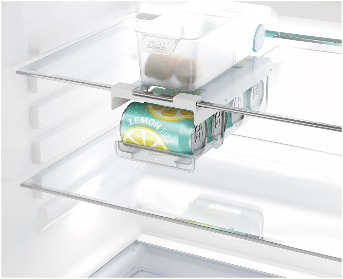 FridgeStore Kühlschrank-Unterregal Dosenhalter in Grau präsentiert im Onlineshop von KAQTU Design AG. Küchenhelfer ist von Joseph Joseph