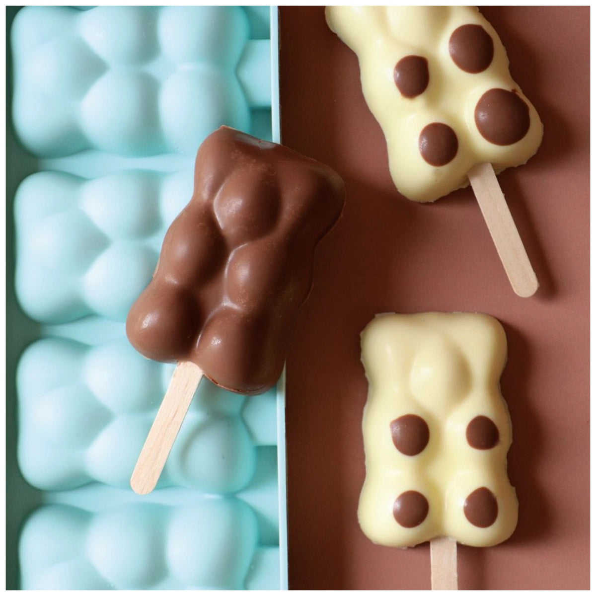 Glaceform Teddy Bär in  präsentiert im Onlineshop von KAQTU Design AG. Glacezubehör ist von Scrap Cooking