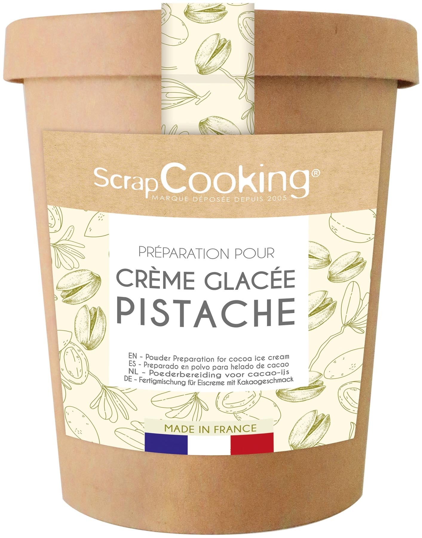 Fertigmischung Glace Pistache Mix 185g in  präsentiert im Onlineshop von KAQTU Design AG. Backutensilien ist von Scrap Cooking