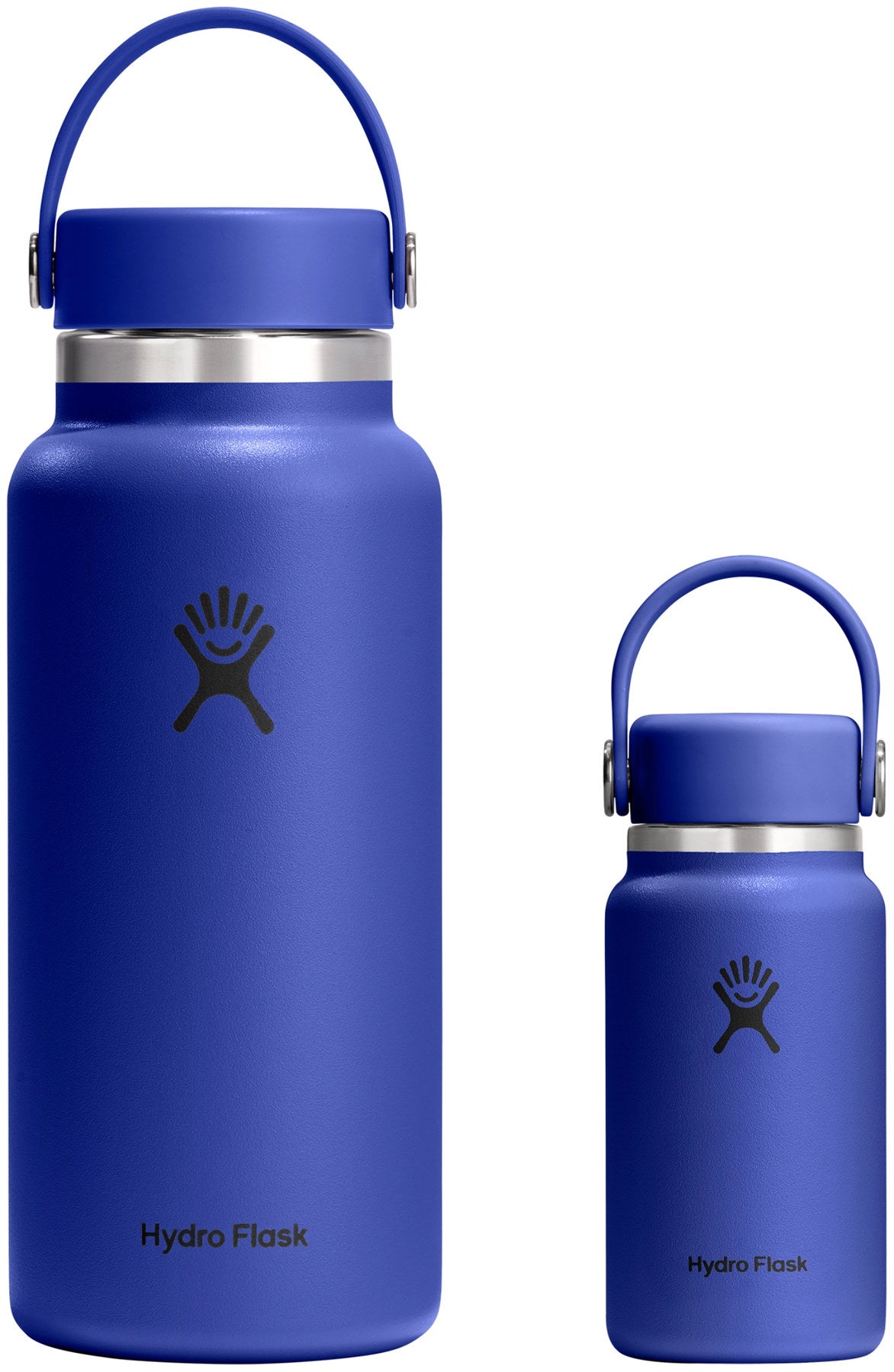 Trinkflasche Micro Hydro 200ml capri blue in Blau präsentiert im Onlineshop von KAQTU Design AG. Thermosflasche ist von Hydro Flask