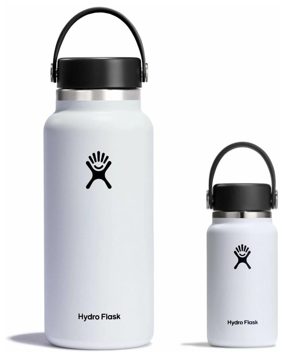 Trinkflasche Micro Hydro 200ml weiss in Weiss präsentiert im Onlineshop von KAQTU Design AG. Thermosflasche ist von Hydro Flask