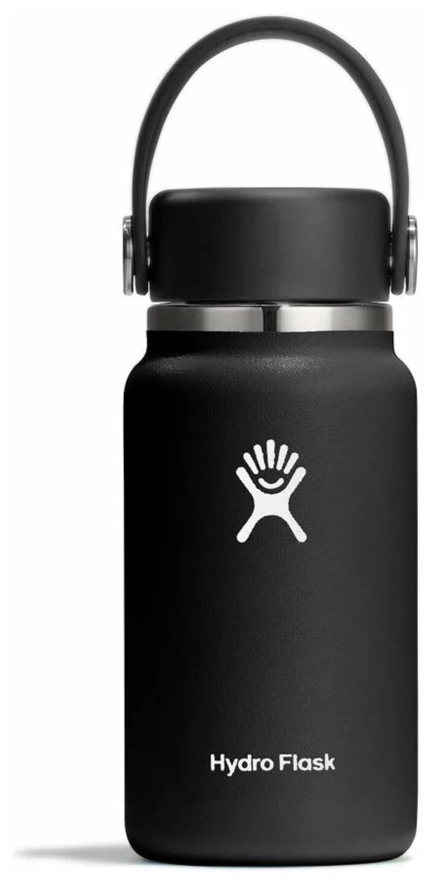 Trinkflasche Micro Hydro 200ml schwarz in Schwarz präsentiert im Onlineshop von KAQTU Design AG. Trinkflasche ist von Hydro Flask