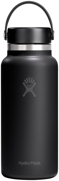 Wide Flex Cap Trinkflasche 946ml schwarz