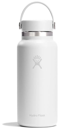 Trinkflasche Wide Flex Deckel 945ml weiss