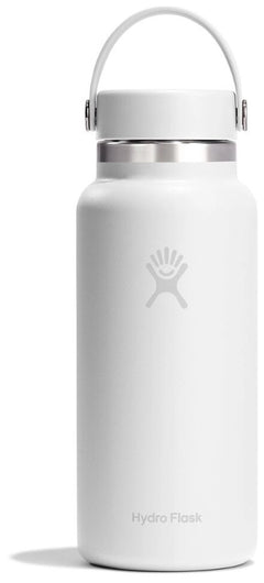 Trinkflasche Wide Flex Deckel 945ml weiss