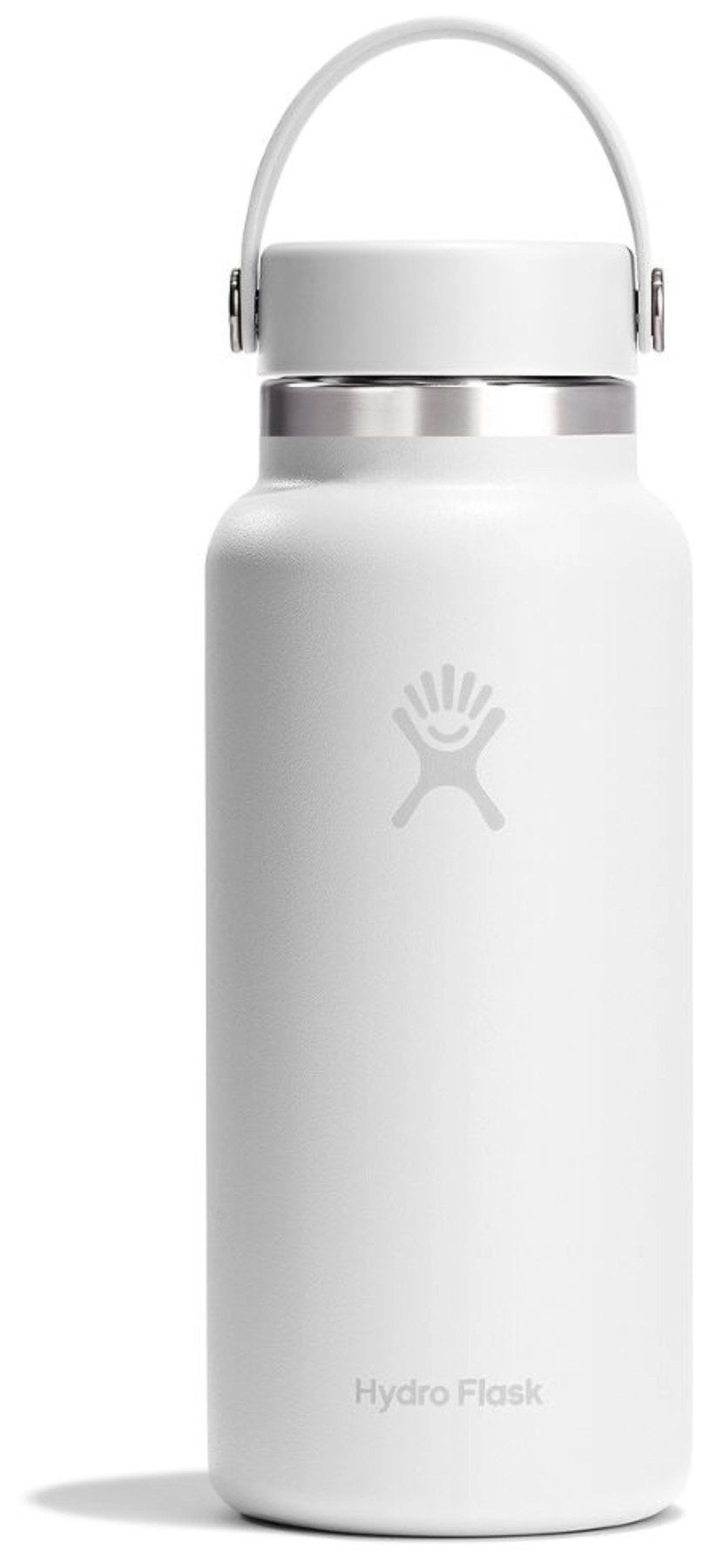 Trinkflasche Wide Flex Deckel 945ml weiss in Weiss präsentiert im Onlineshop von KAQTU Design AG. Thermosflasche ist von Hydro Flask
