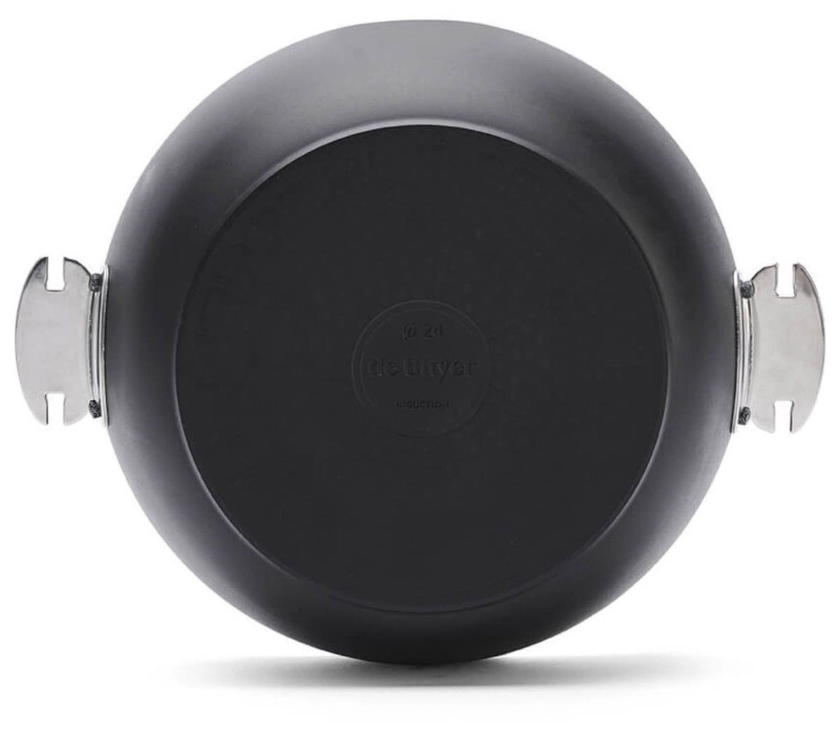 Ceranoa Loqy Sauteuse gewölbt D24cm Keramik in Schwarz präsentiert im Onlineshop von KAQTU Design AG. Bratpfanne ist von de Buyer