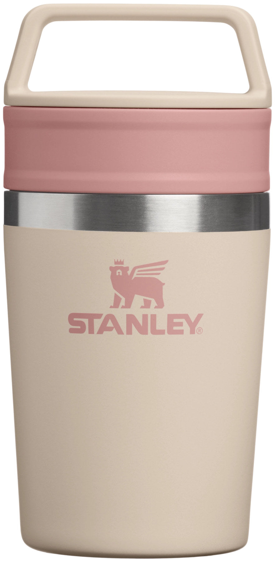 Stanley Café-To-Go Travel Mug in Champagne, eine beige Thermosflasche für unterwegs