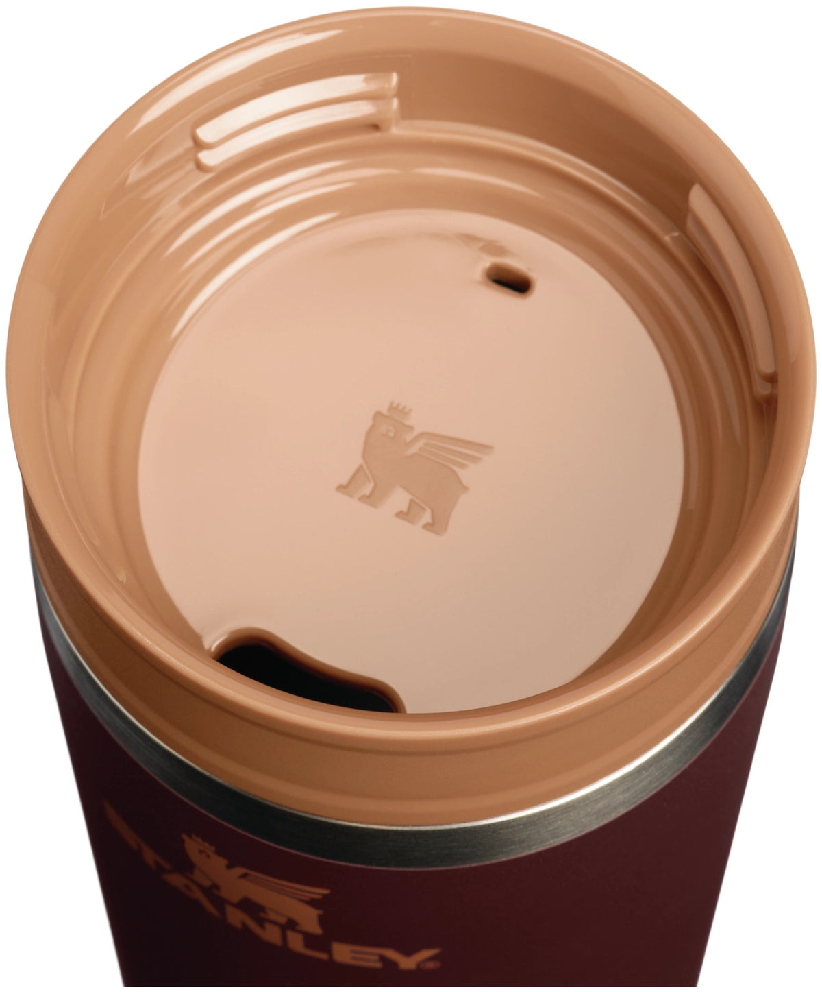 Brauner Stanley Travel Mug Café-To-Go als Thermosflasche, schlanke zylindrische Form