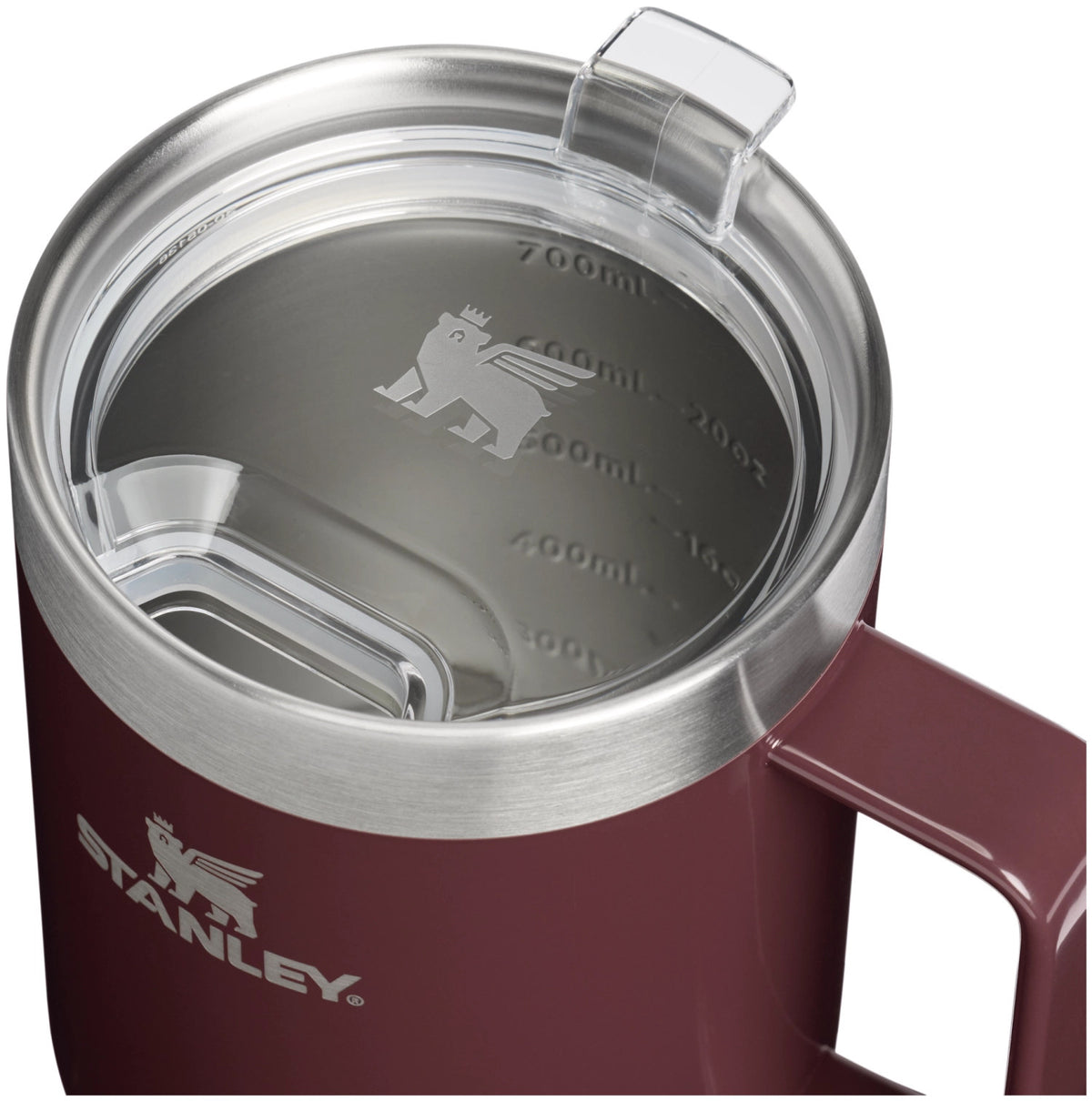 Braune Thermosflasche Everyday Suburban Mug von Stanley mit glänzender Oberfläche