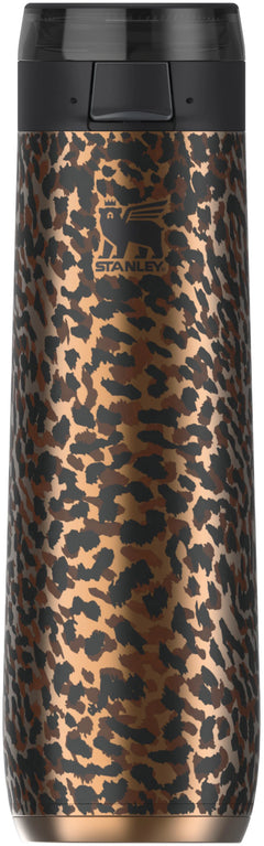 Flowstate Spring Bottle 0.59l pale gold leopard