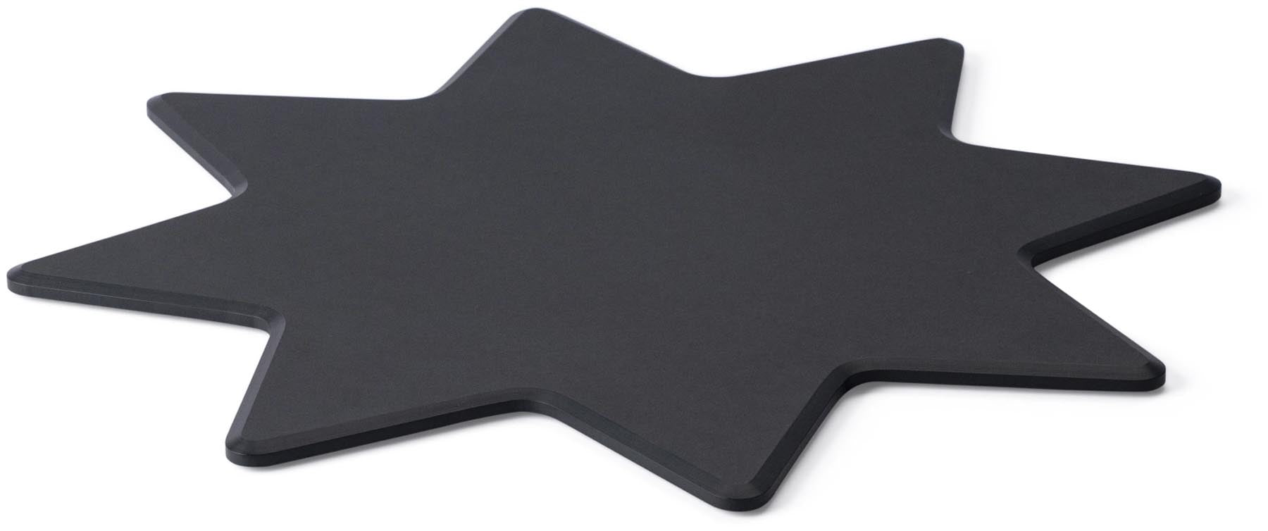 Servierbrett Stern Duracore schwarz D:33.5cm in Schwarz präsentiert im Onlineshop von KAQTU Design AG. Schneidbrett ist von Continenta
