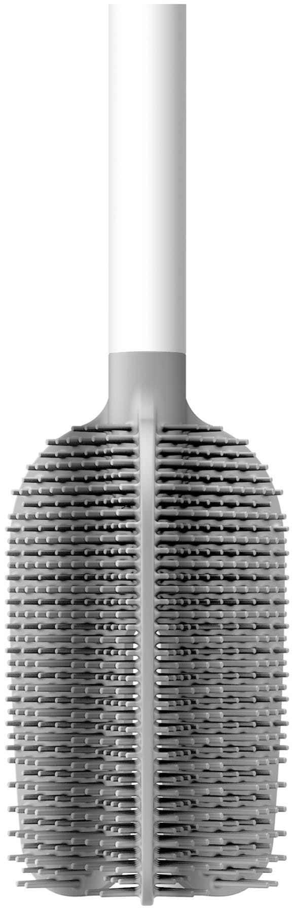 Elegante weiße Toilettenbürste Flex 360 von Joseph Joseph, ideal für effektive Reinigung und stilvolle Badezimmergestaltung.