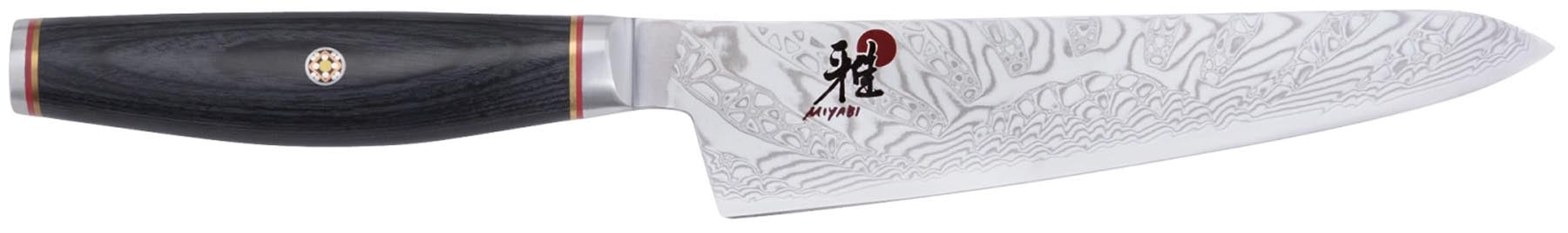 Tenmei Shotoh 13cm in Schwarz präsentiert im Onlineshop von KAQTU Design AG. Küchenmesser ist von Miyabi