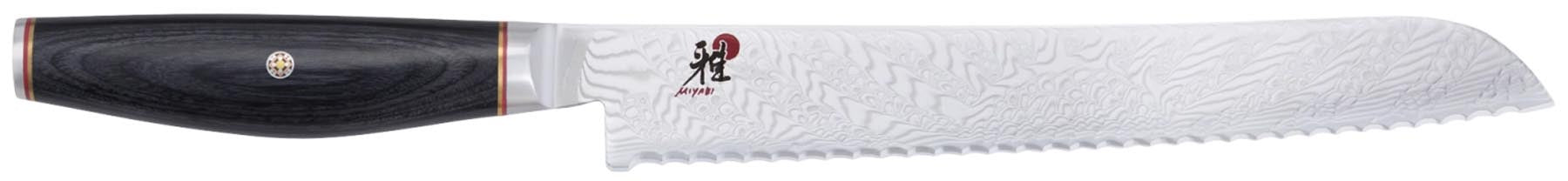 Tenmei Brotmesser 23cm in Schwarz präsentiert im Onlineshop von KAQTU Design AG. Küchenmesser ist von Miyabi